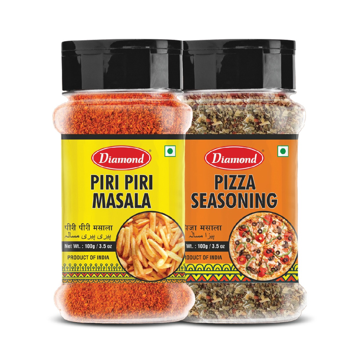 Piri Piri & Pizza Seasoning Combo - Diamond Masala