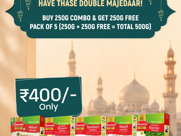 Diamond Eid Special Non Veg Masala Combo Pack – Buy 250g Get 250g Free | Pack of 5 | Total 500g